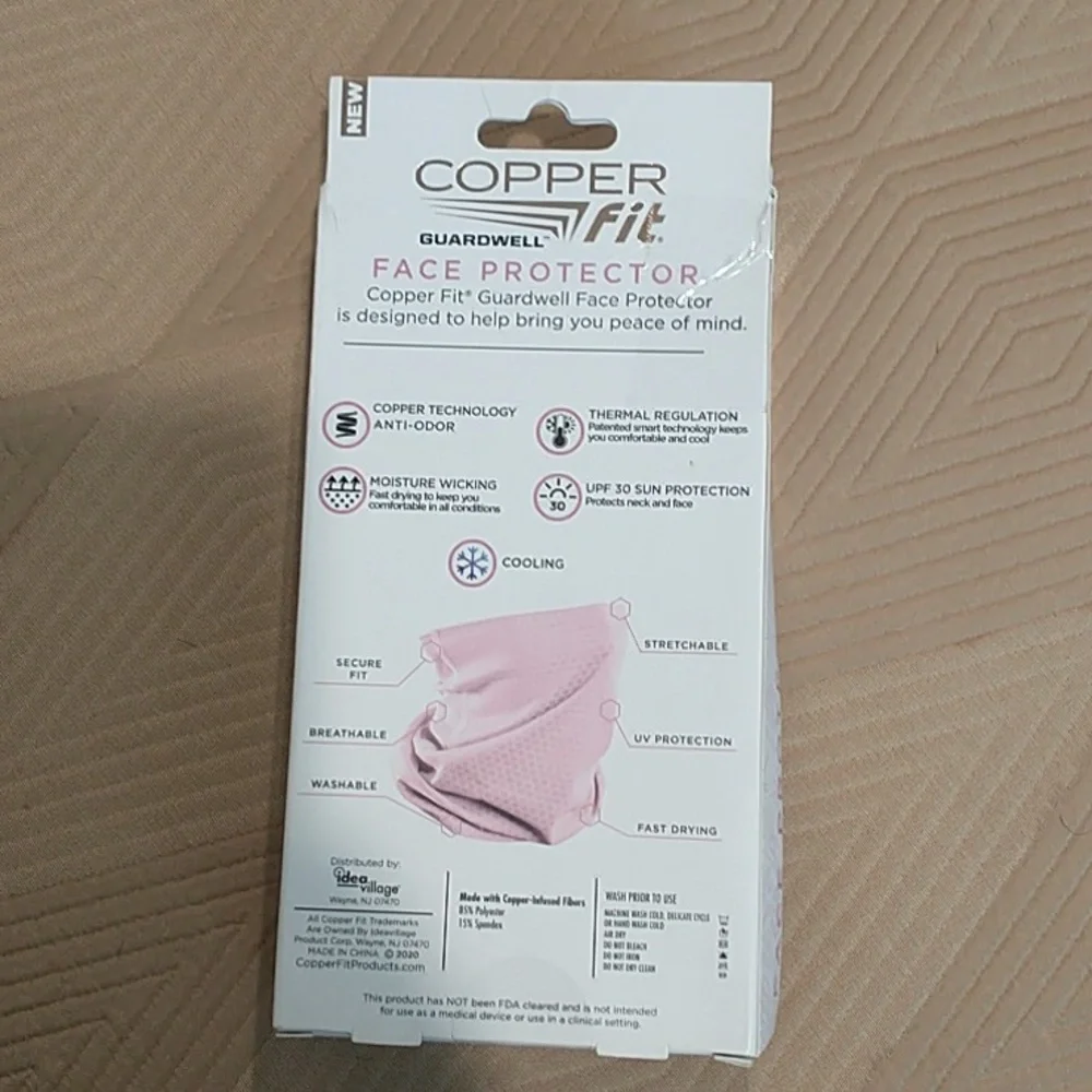 ⛵ 5/$15 Guardwell Youth Pink Face Protector
